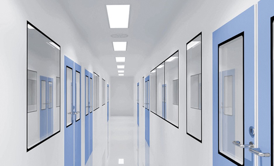 Clean Room Door – Single / Double Leaf Flush Hygienic Door (Swing / Sliding, Manual / Automatic)